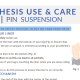 Prothesis Use & Care Guide Pin Suspension